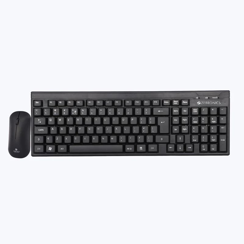 Zebronics Wireless Keyboard Mouse Combo Companion 105