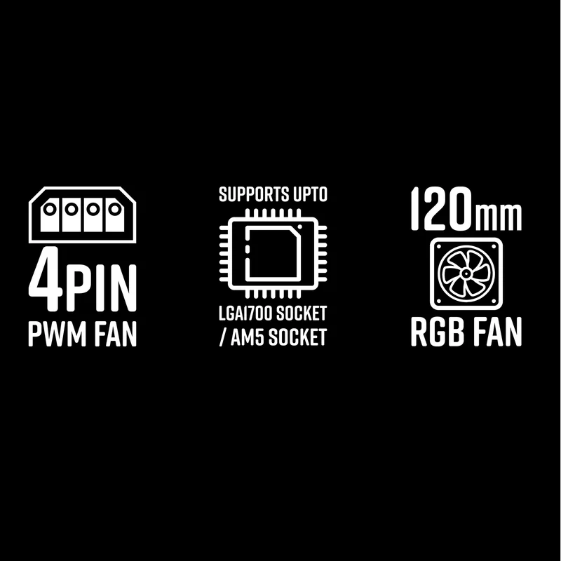 ZEBRONICS CPU AIR COOLER FC120A