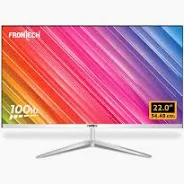 FRONTECH 22-inch, LED, HD 1680x1050, 60Hz, Black, Wall Mountable Slim & Stylish Design, 16.7M Colors, HDMI & VGA Ports, Built-in Power Supply Monitor (MON-0060)