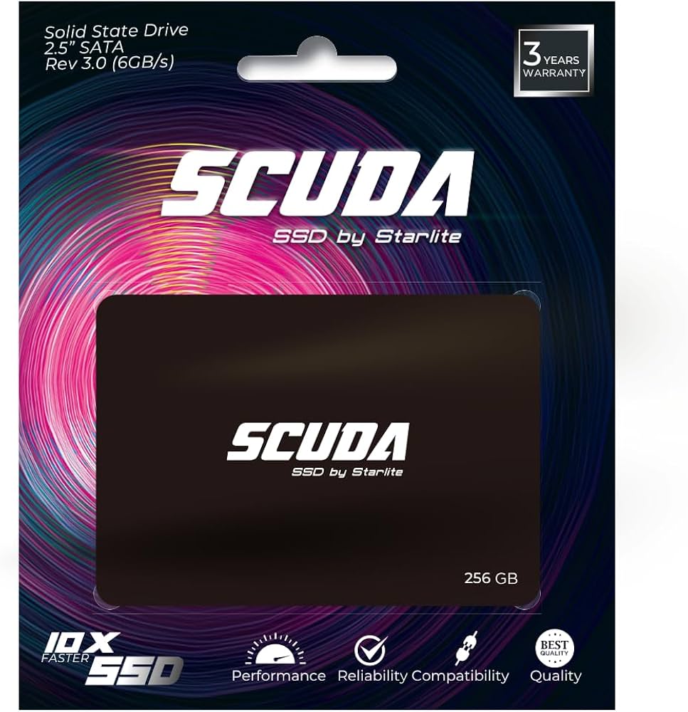 STARLITE SCUDA SATA SSD 256GB